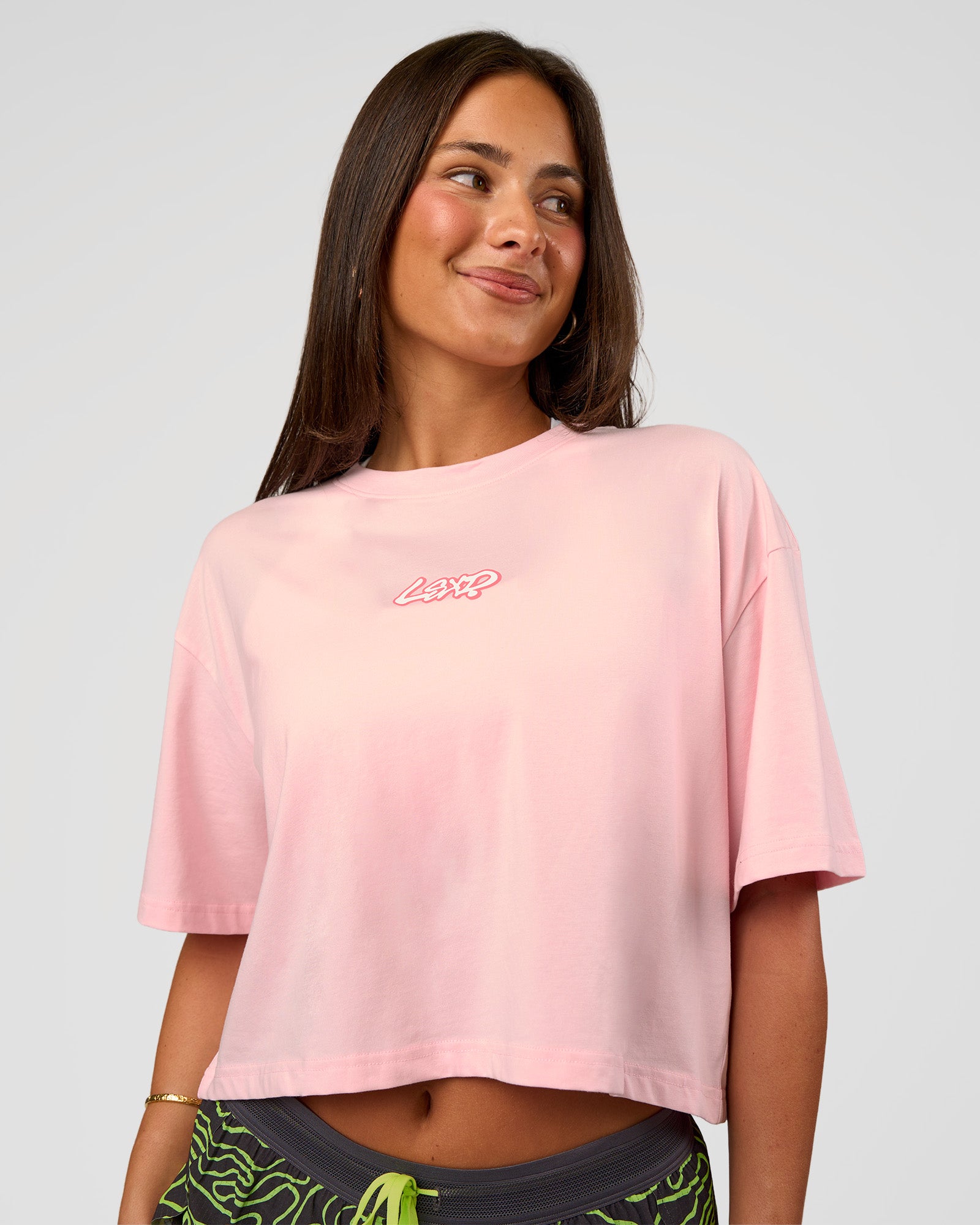 Miami Vibe FLXCotton Cropped Tee - Marshmallow | LSKD