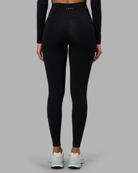 Woman wearing Progression Ultra High-Rise Full Length Legging - Black | Model:Sarah | Size:S