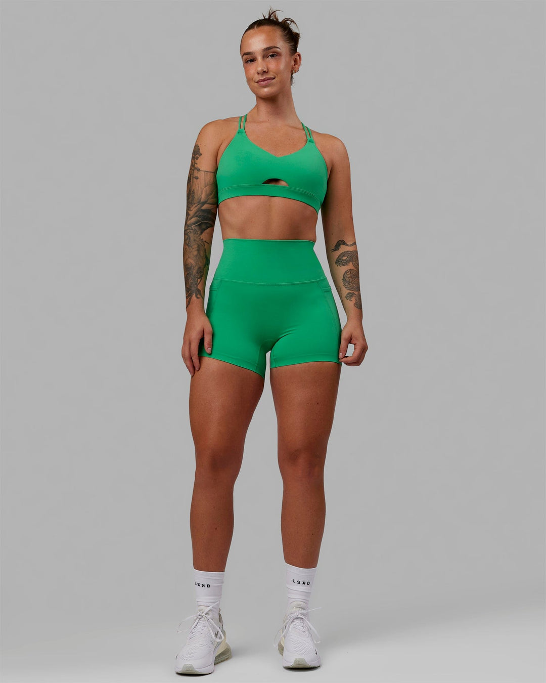 Pursue Sports Bra - Holly green