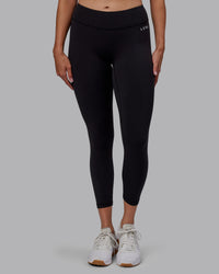 Woman wearing RXD Low-Rise 7/8 Legging - Black | Model:Blaize | Size:S