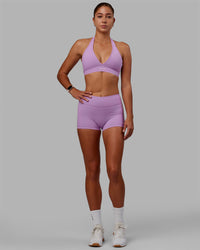 Woman wearing RXD Low-Rise 2" Short - Light Violet