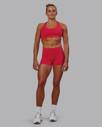 Woman wearing RXD Low-Rise 2" Short - Scarlet