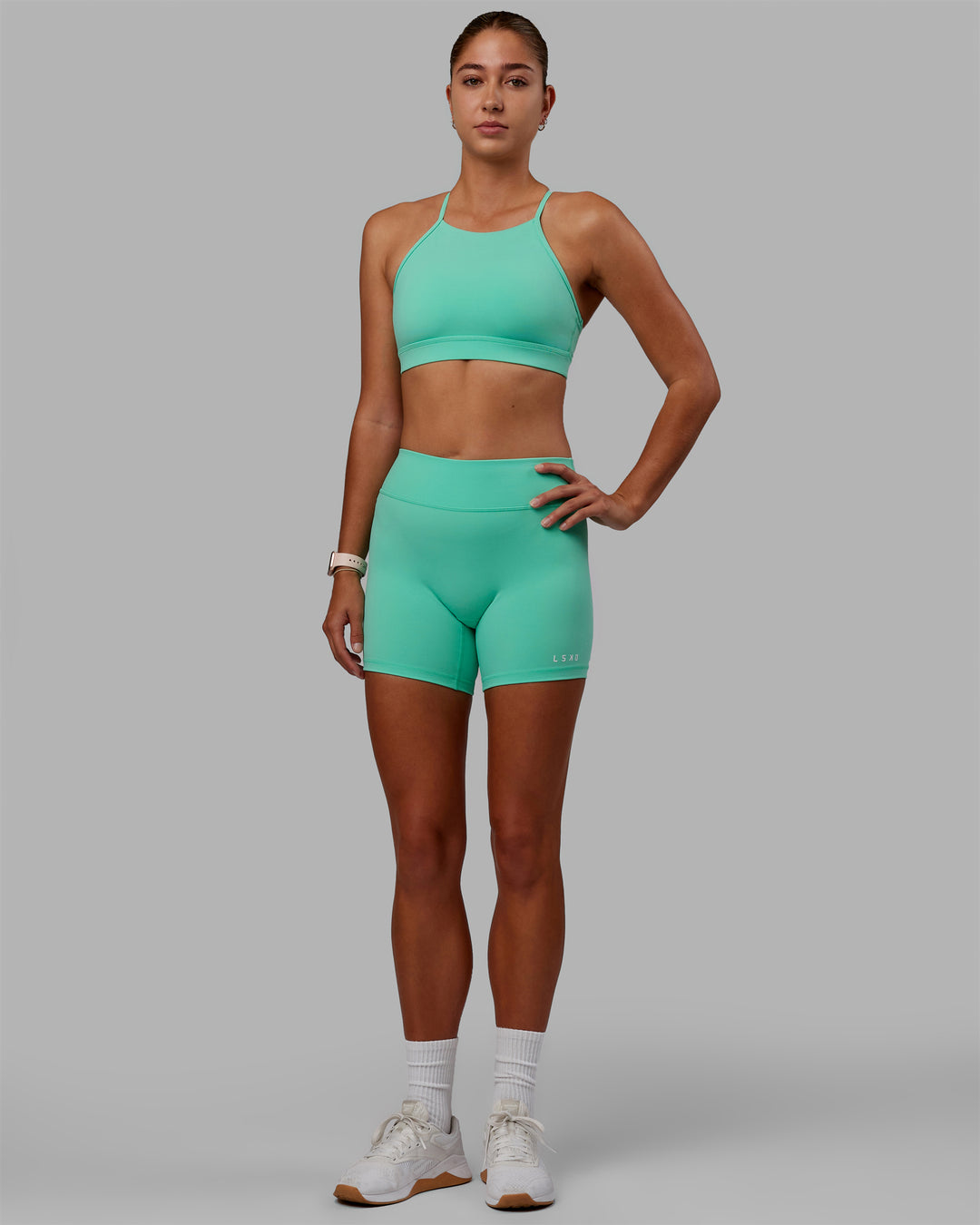 Woman wearing RXD Low-Rise 6" Short - Cockatoo