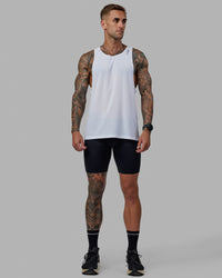 Man wearing Race Day 8" Short Tight - Black