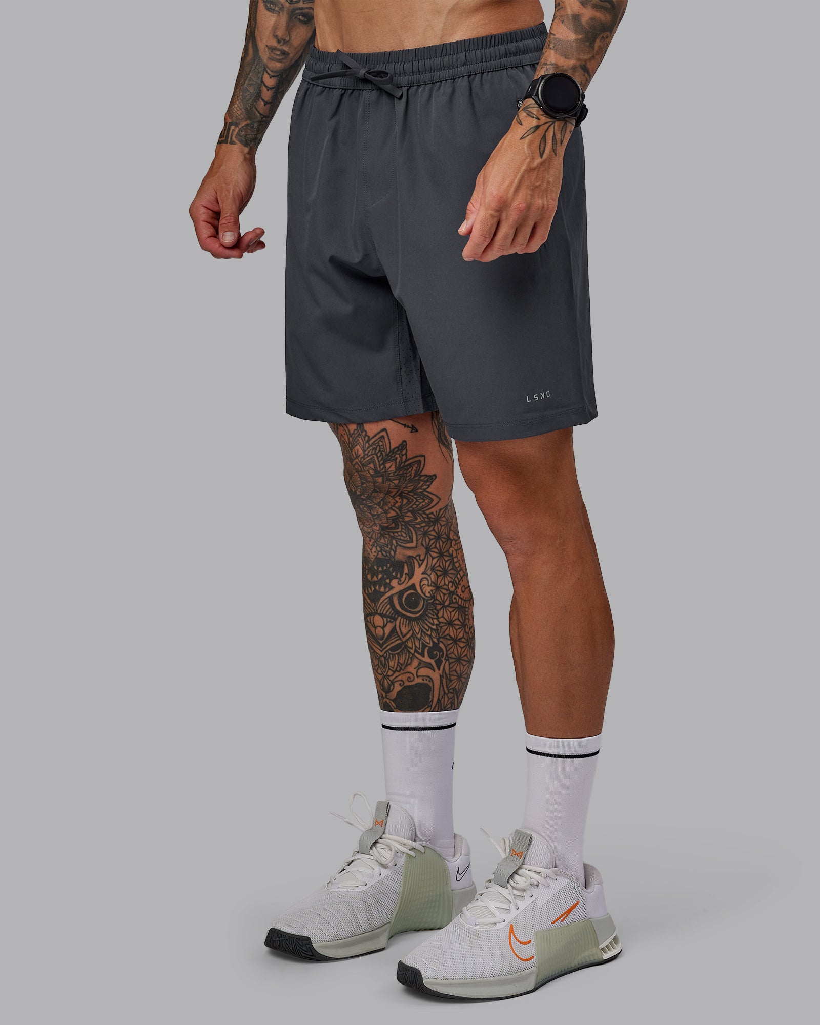 ウォーキング・ランニングウェア PYTHON PATTERN 7 POCKETS RACING SHORTS Rep 7