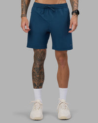 Man wearing Rep 7'' Performance Short - Night Sea | Model:Tommy | Size:S