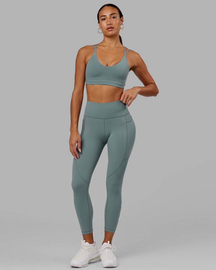 Woman wearing Rep 7/8 Length Tight - Eclipse