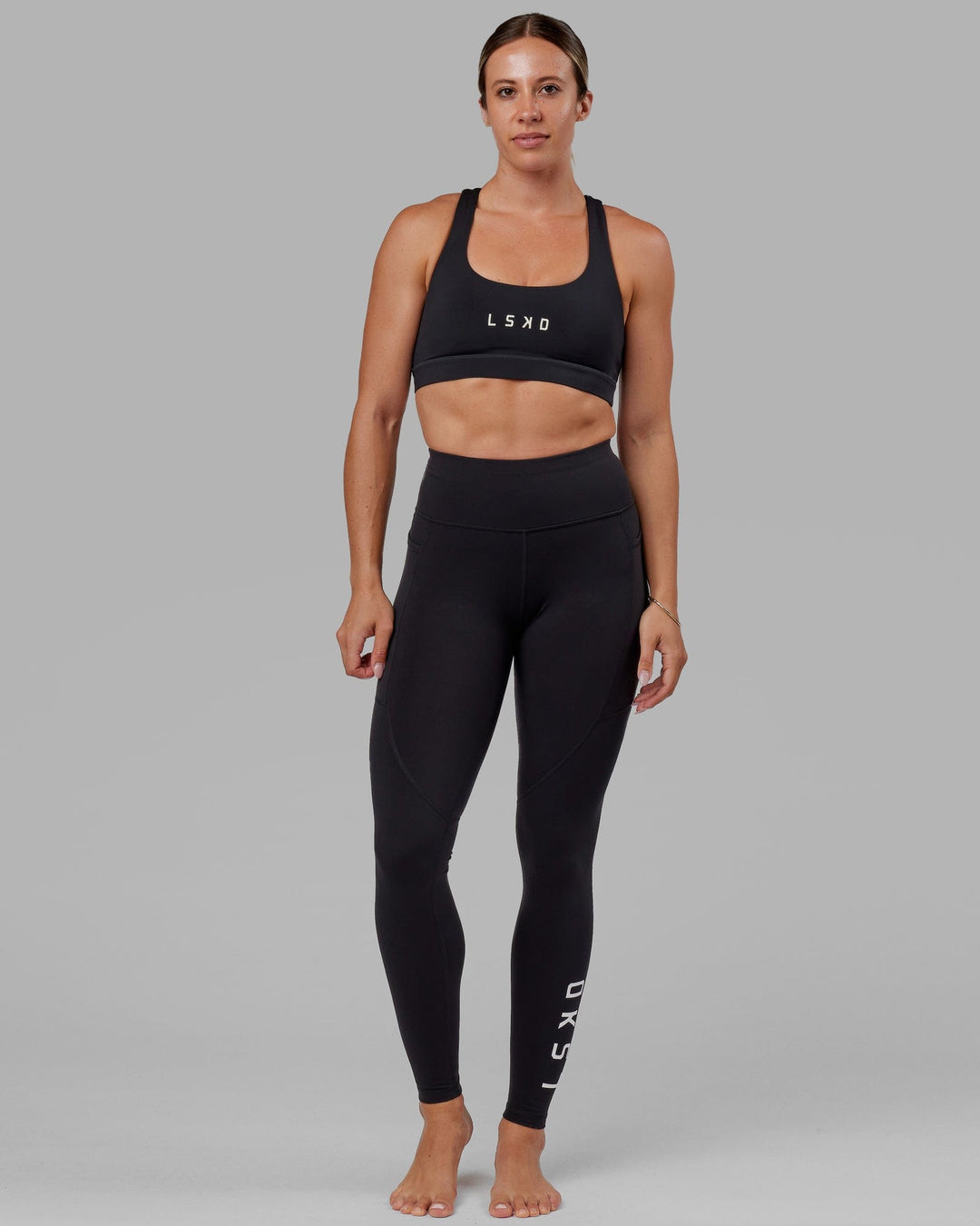 Woman wearing Rep X-Long Tight - Black-White