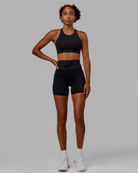Woman wearing Resistance Ultra High-Rise 6" Short - Black