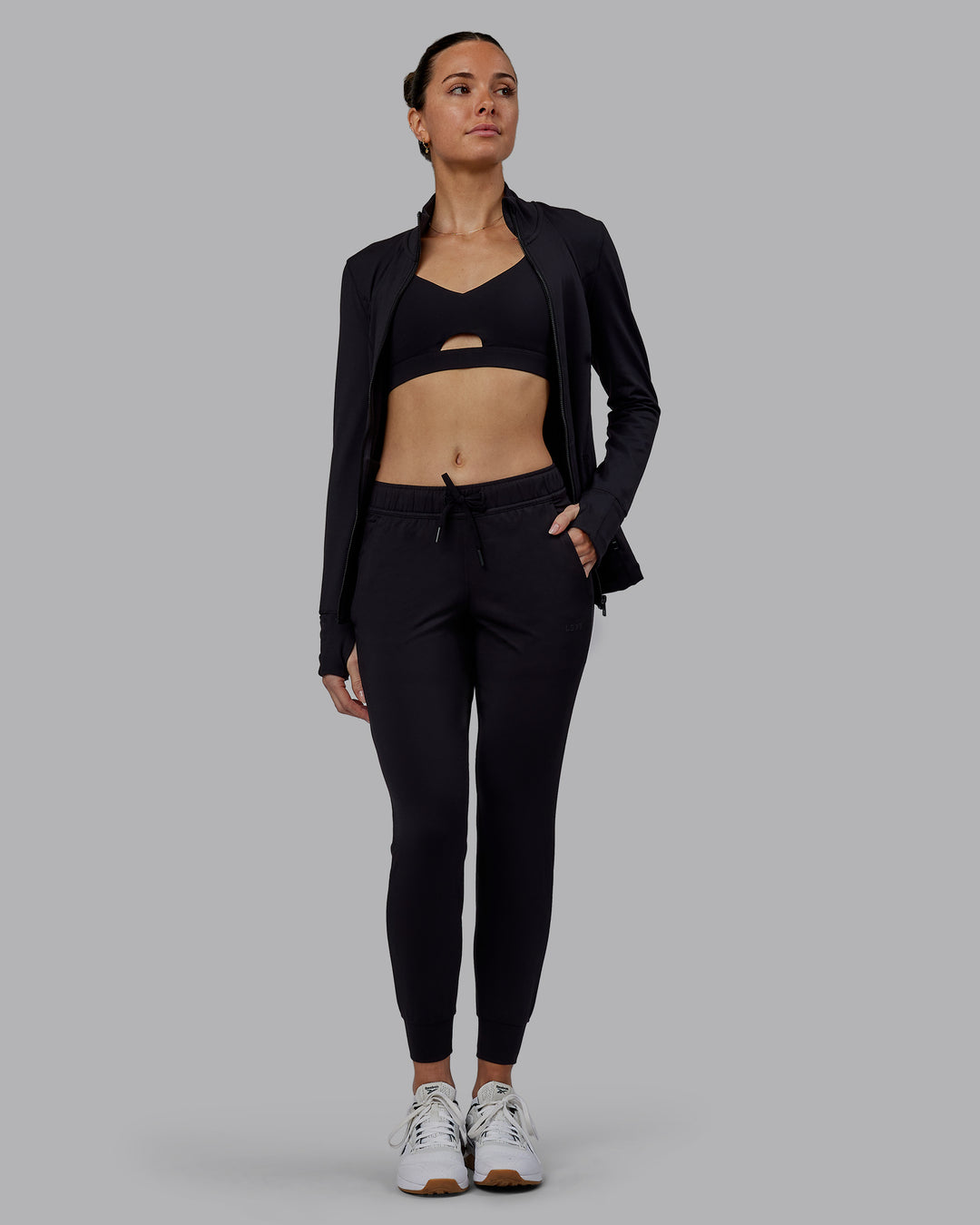 Women Wearing Restore CloudFLX Joggers - Black