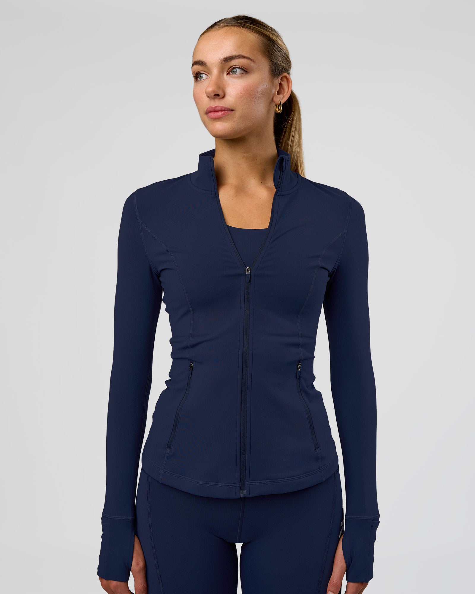 Stride Zip Through Jacket - Future Navy | LSKD