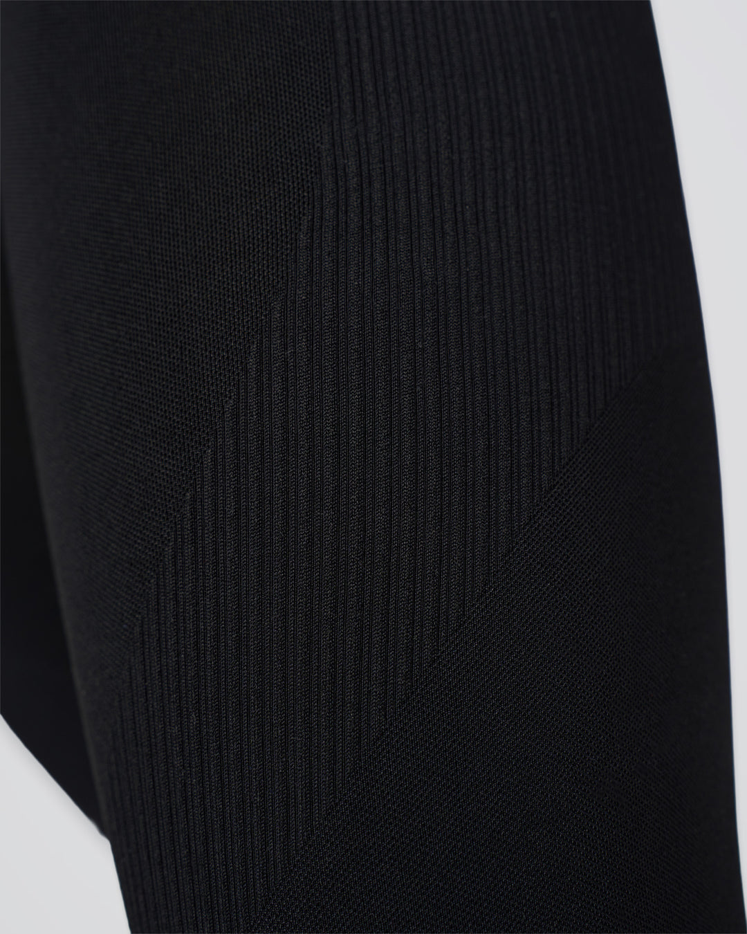 Woman wearing Surge Seamless High-Rise Full Length Legging - Black | Model:Bianca | Size:S