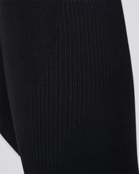 Woman wearing Surge Seamless High-Rise Full Length Legging - Black | Model:Bianca | Size:S