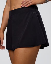 Woman wearing Unstoppable Lined Short - Black | Model:Emelia | Size:S