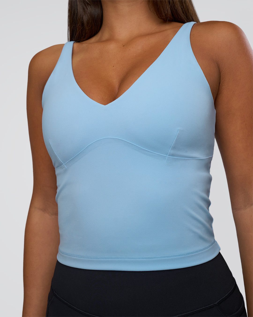 Woman wearing Vitality Active Tank - Open Air | Model:Bianca | Size:S