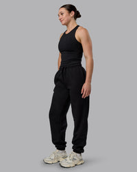 Woman wearing MVP Track Pant - Black | Model:Sav | Size:S