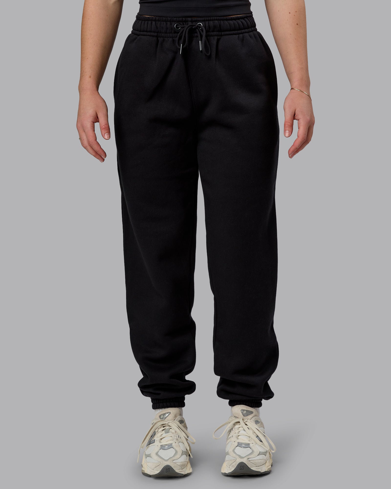 Woman wearing MVP Track Pant - Black | Model:Sav | Size:S