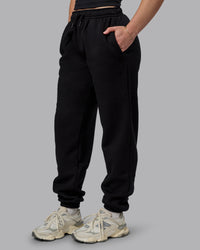Woman wearing MVP Track Pant - Black | Model:Sav | Size:S