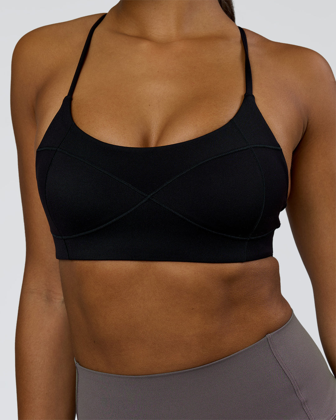 Infinite Contour Sports Bra - Black