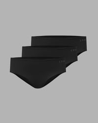 Seamless Brief 3 Pack - Black