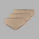 Seamless Brief 3 Pack - Off White