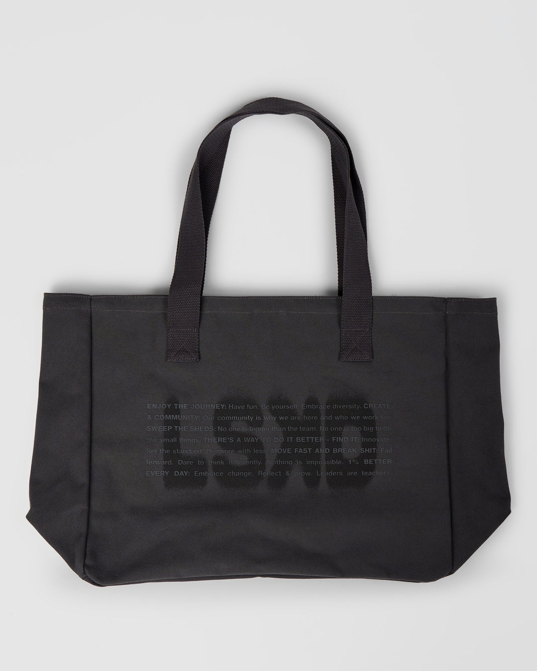 Shifted Canvas Tote - Dark Storm