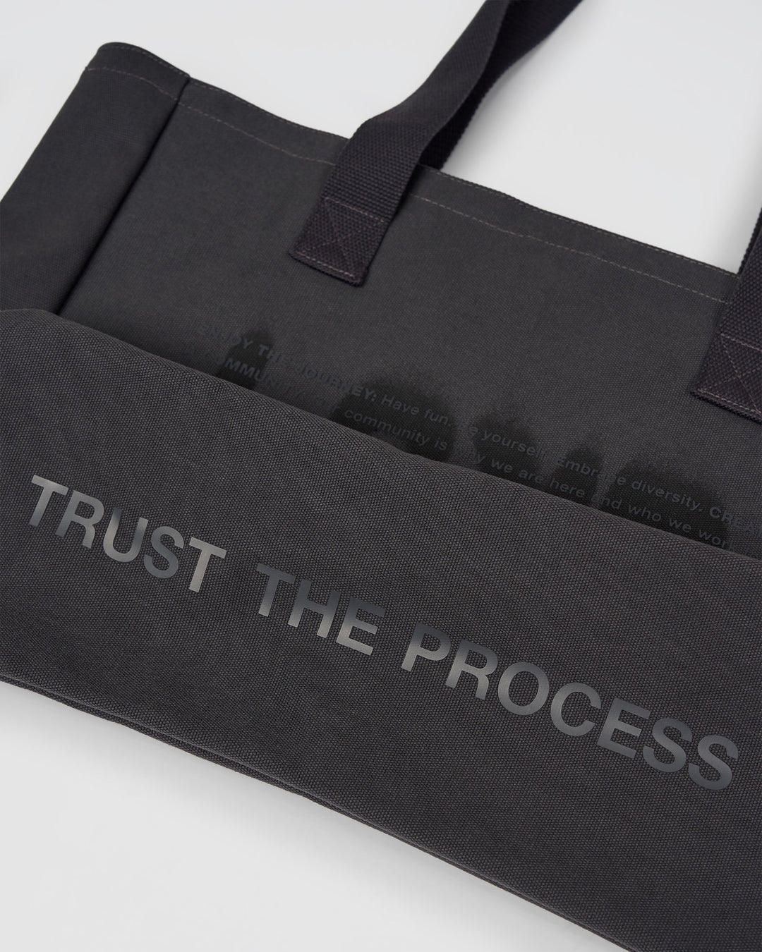 Shifted Canvas Tote - Dark Storm