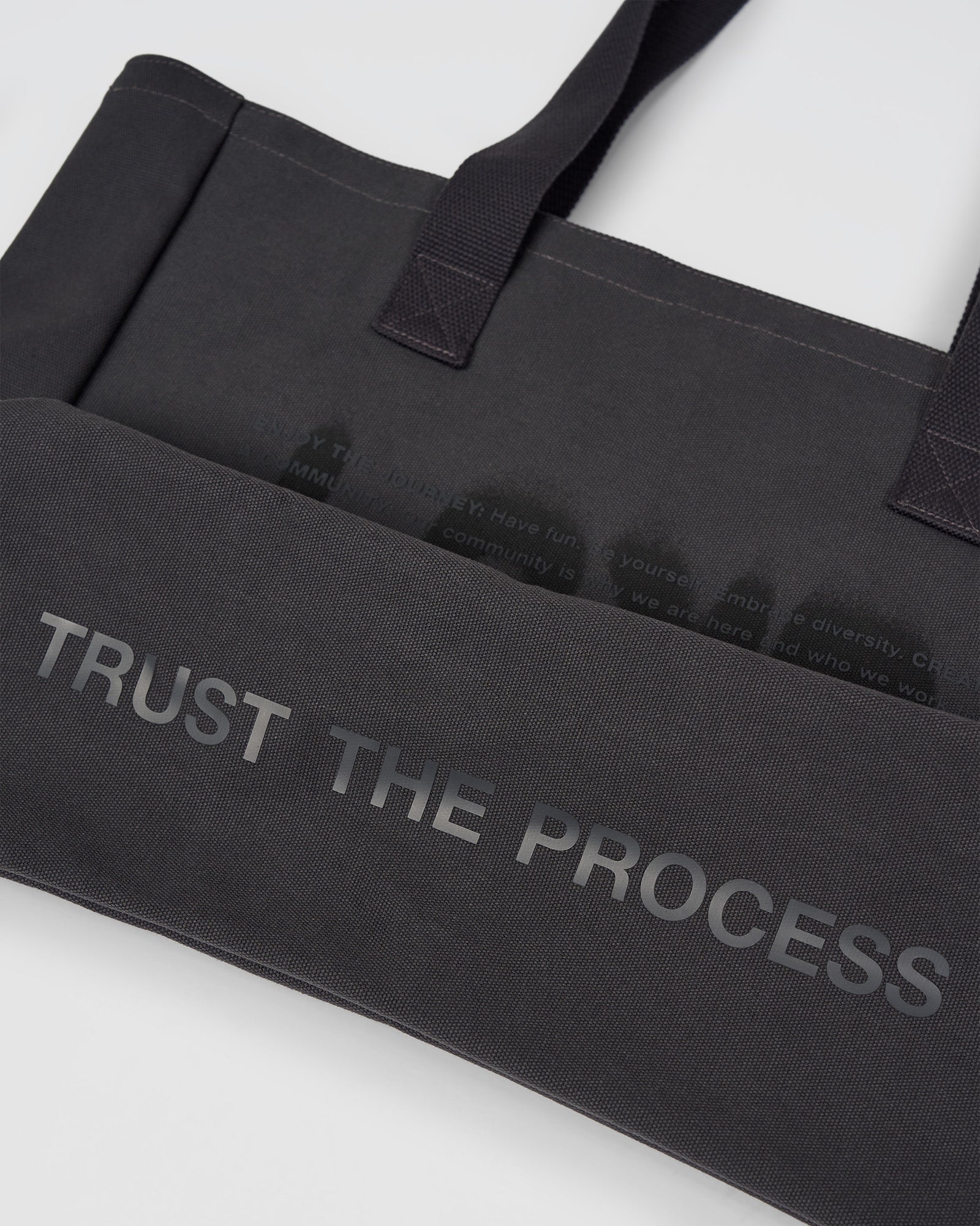 Shifted Canvas Tote - Dark Storm