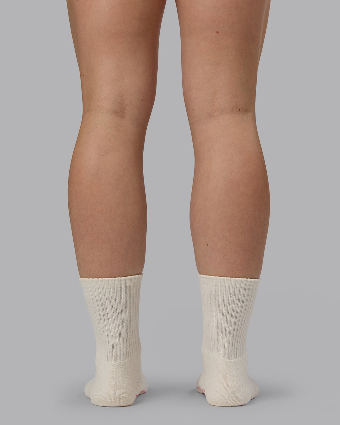Signal Crew Pilates Grip Sock - Off White-Pink Lemonade