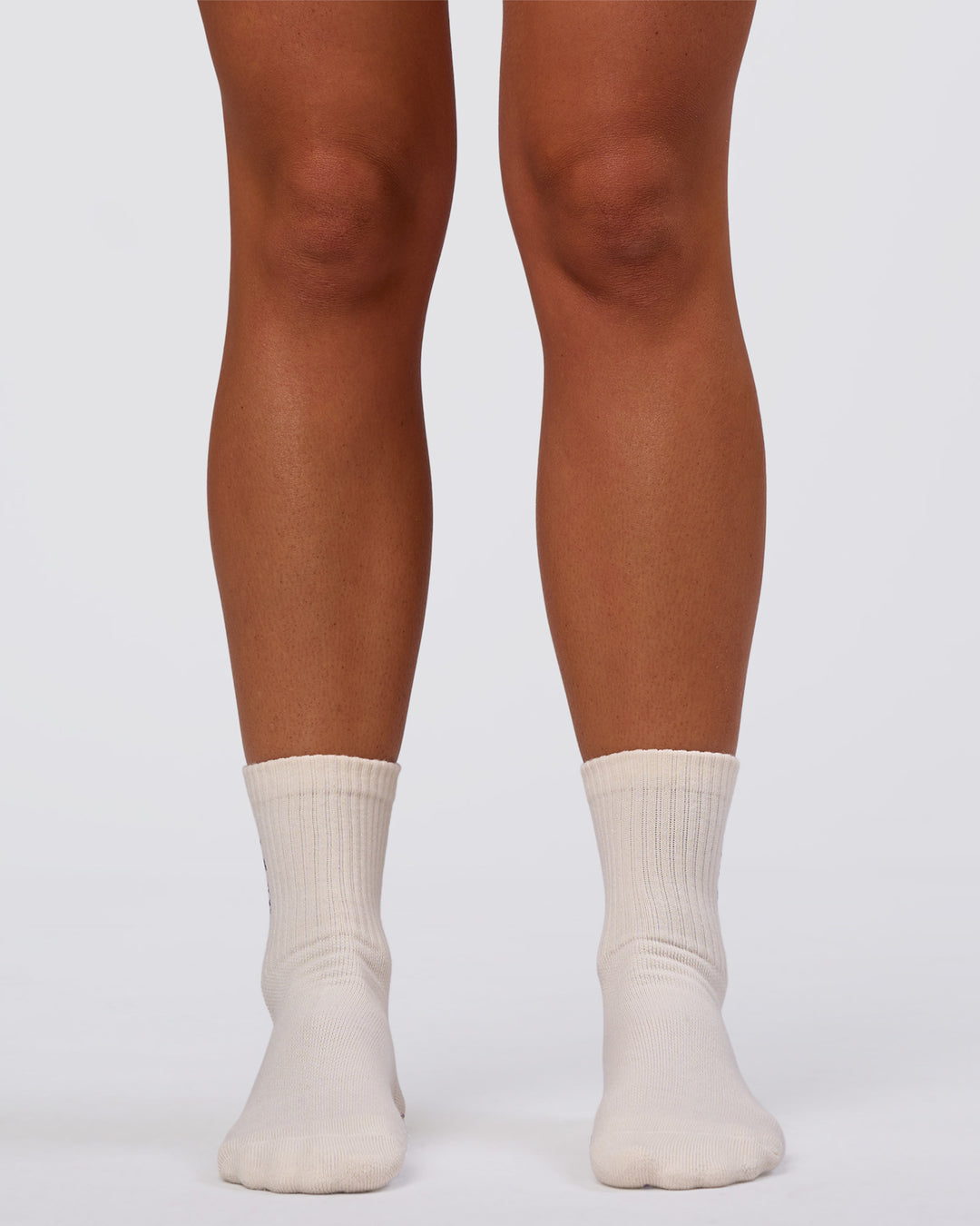Signal Pilates Crew Grip Socks 2.0 - Off White-Fresh Purple