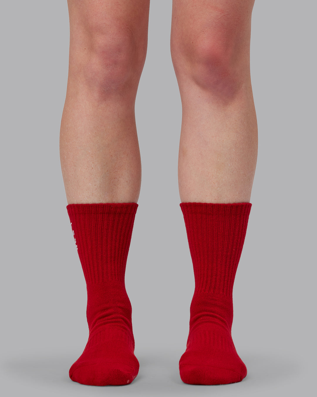 Signal Crew Pilates Grip Sock - Cherry Lacquer-Marshmallow