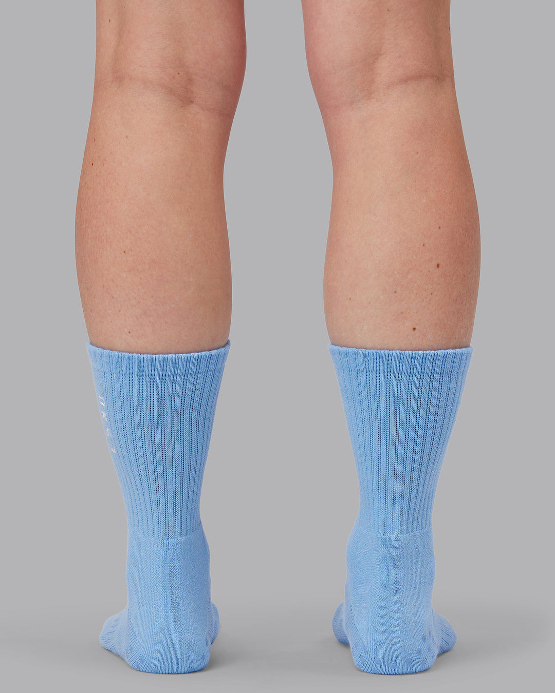 Signal Crew Pilates Grip Socks - Glacier Lake-White
