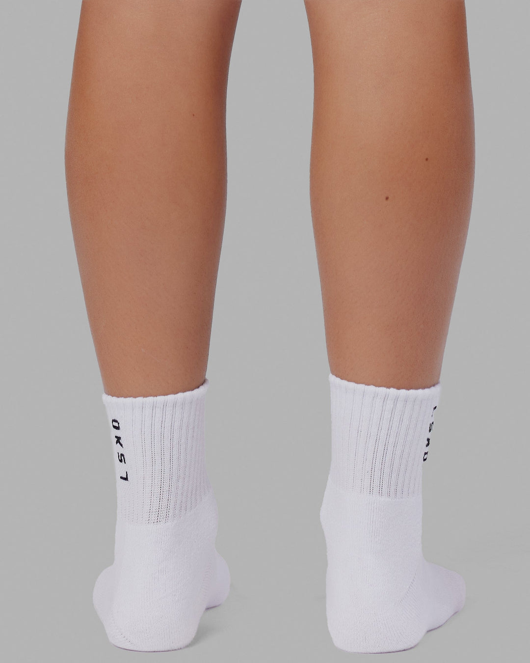 Signal Quarter Socks 3 Pack - White-Black