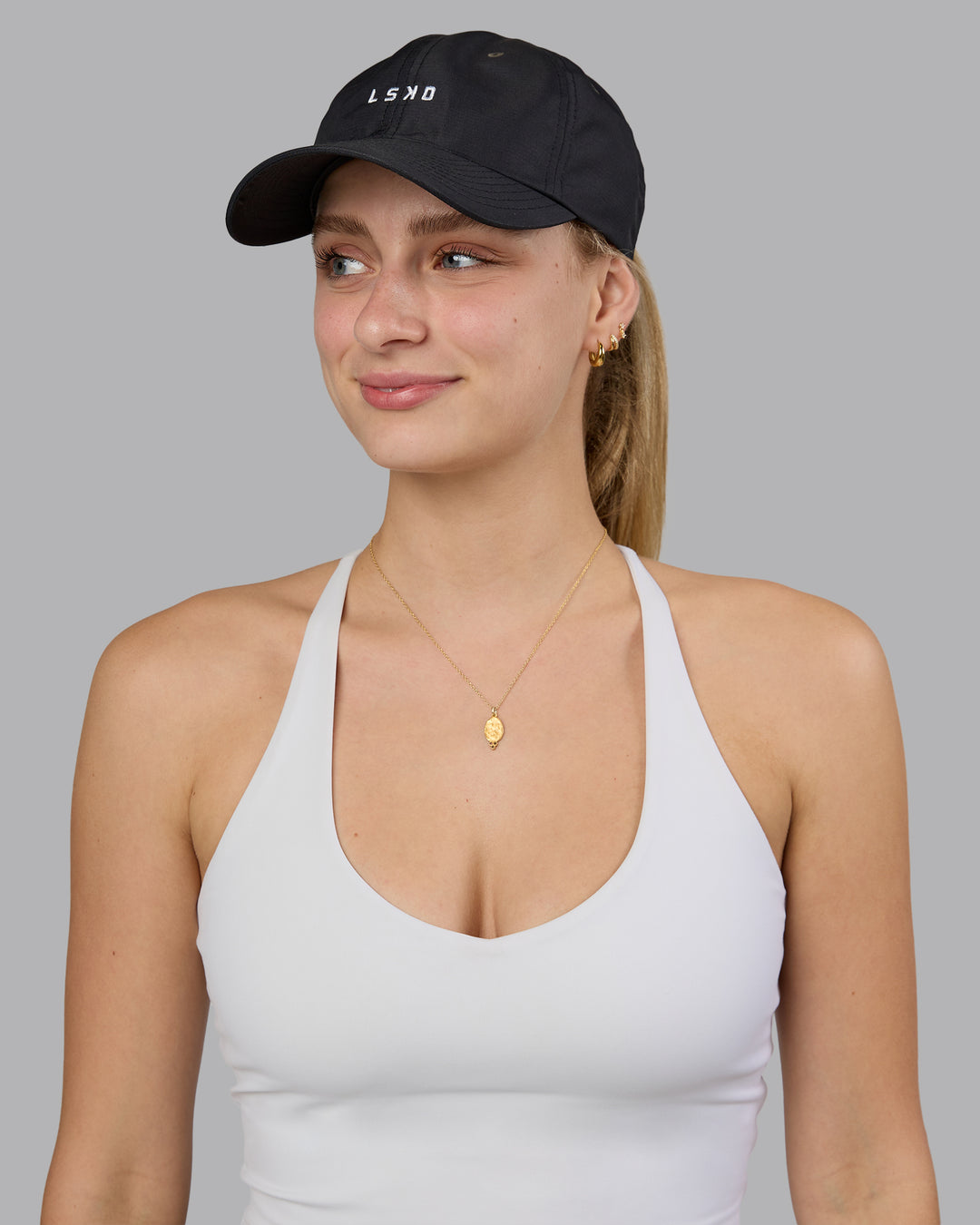Train Cap - Black-White