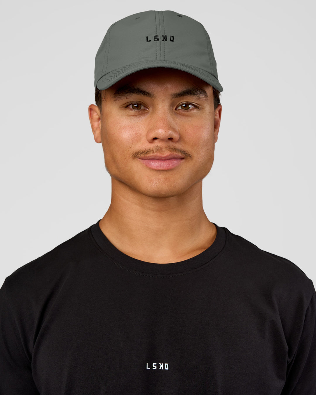 Man wearing Train Cap - Storm Front