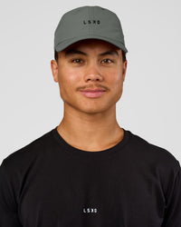 Man wearing Train Cap - Storm Front