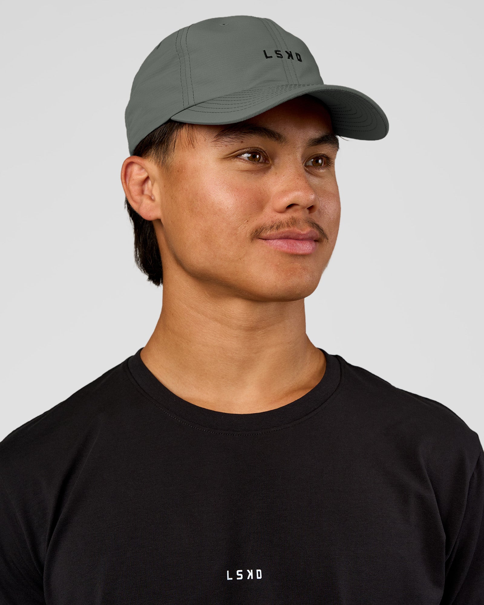 Man wearing Train Cap - Storm Front