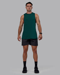 Man wearing Rep 7" Performance Shorts - Pirate Black