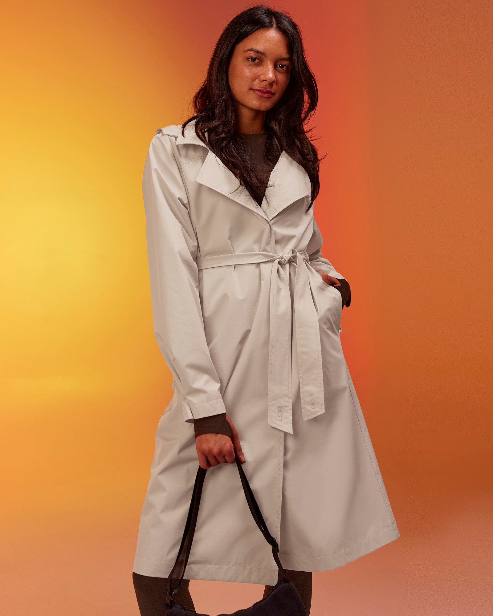 On the Move Trench Coat - Shale Beige | LSKD
