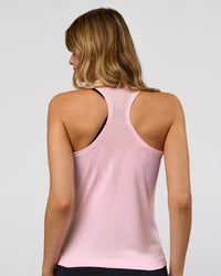 Woman wearing AeroFLX+ Seamless Tank - Marshmallow/Marshmallow | Model:Leilani | Size:XS