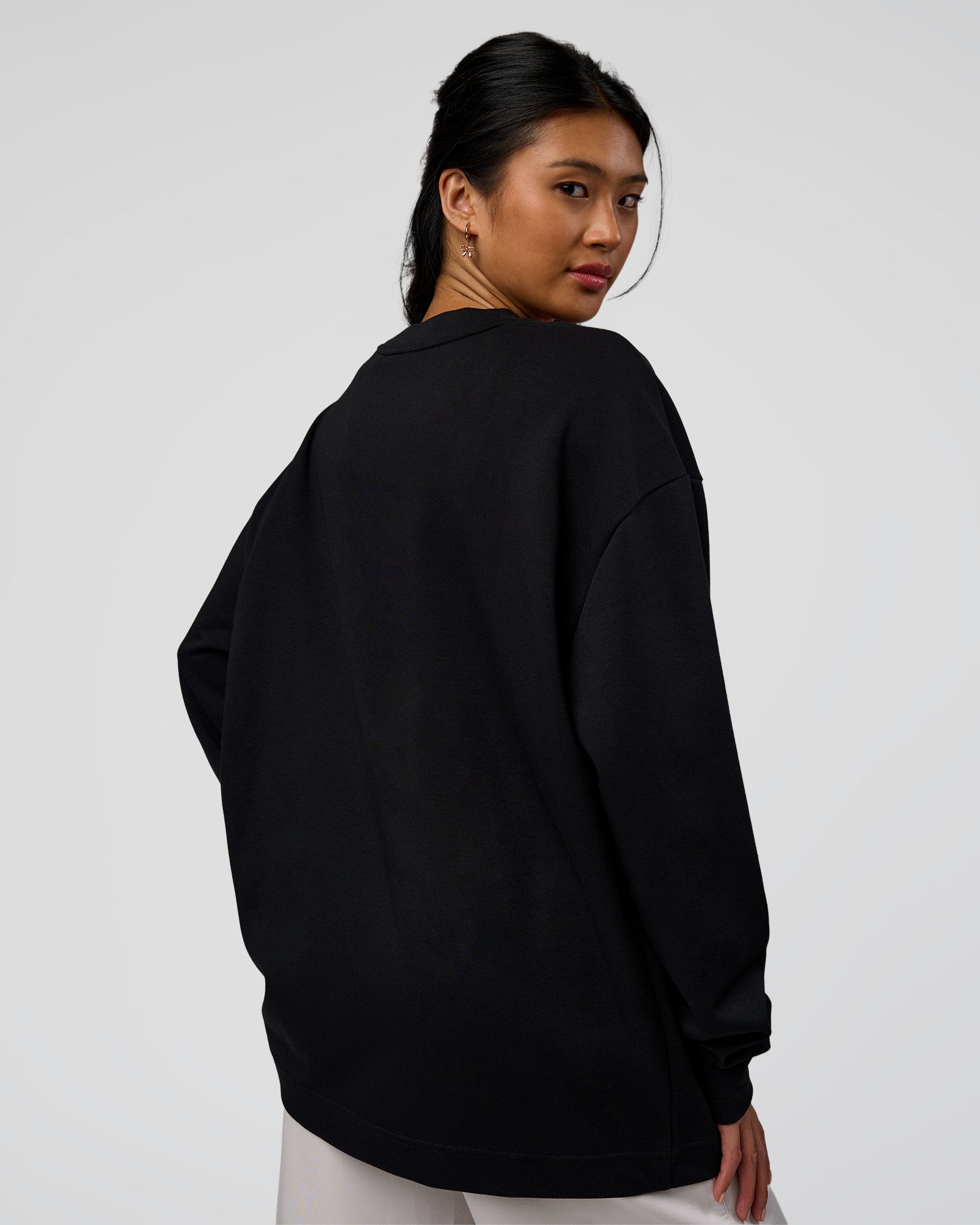AfterDark ZeroCrease Long Sleeve Tee - Black | LSKD