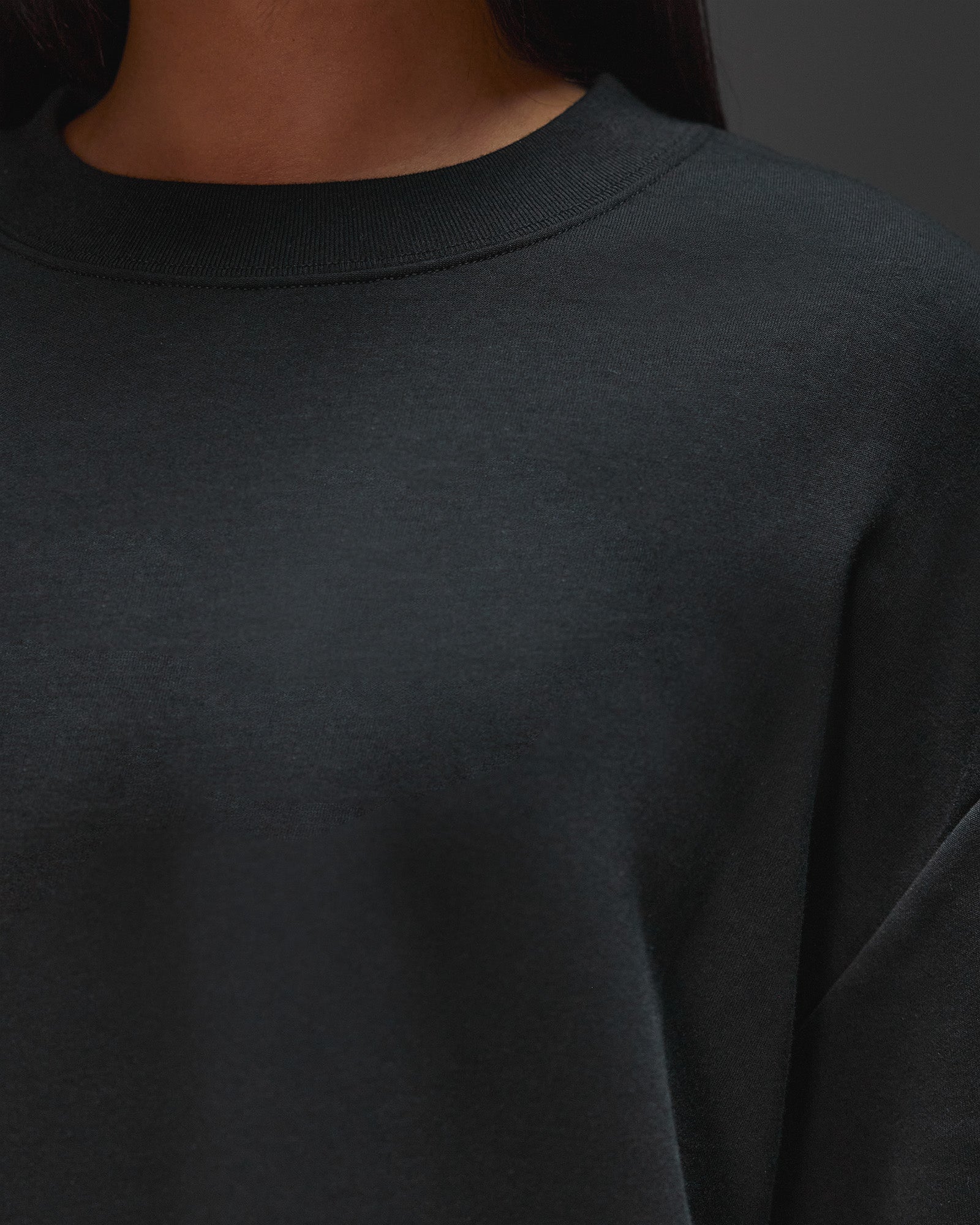 AfterDark ZeroCrease Oversized Tee - Black | LSKD