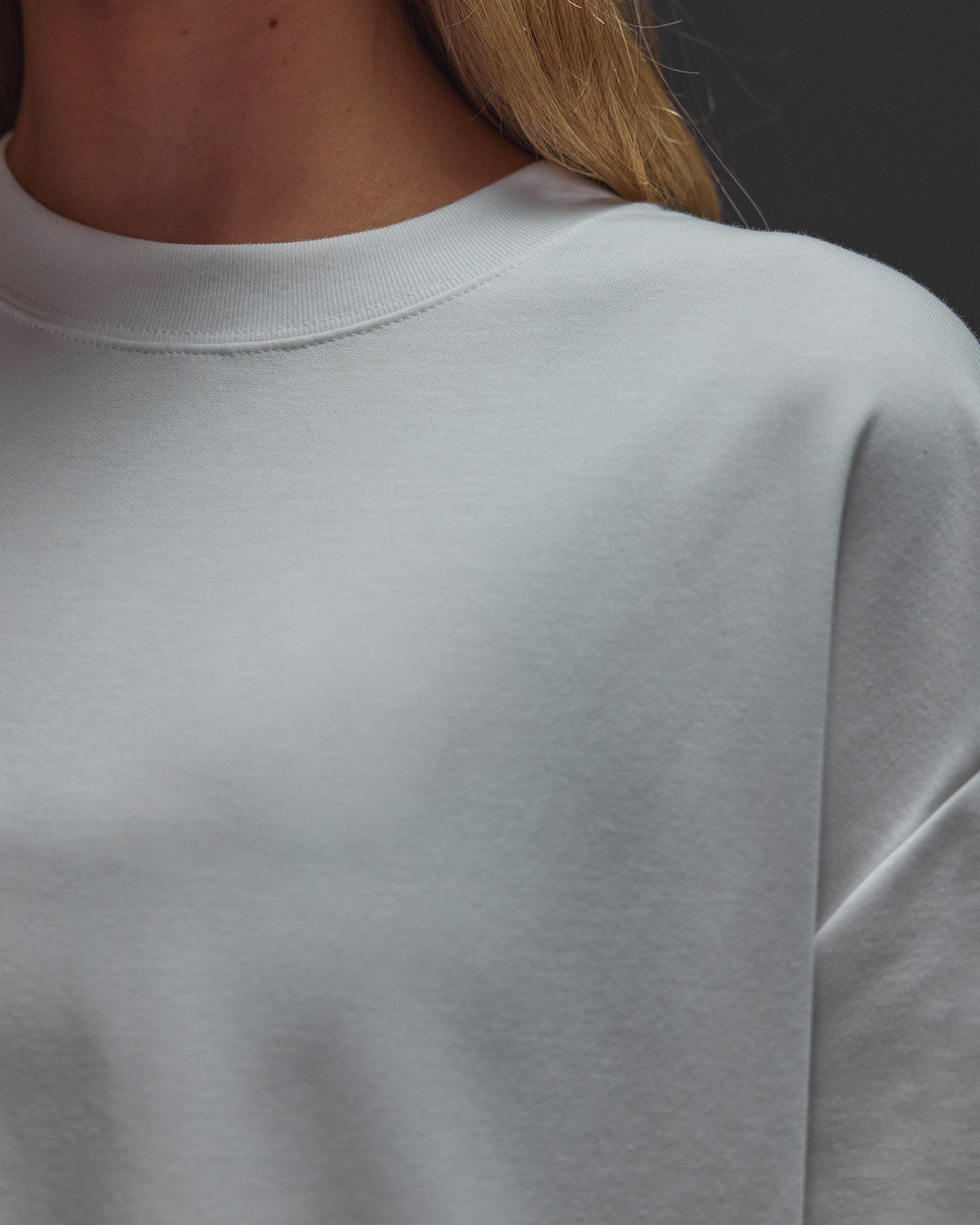AfterDark ZeroCrease Oversized Tee - White | LSKD