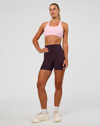 Woman wearing Aspire Sports Bra - Marshmallow | Model:Emelia | Size:XS