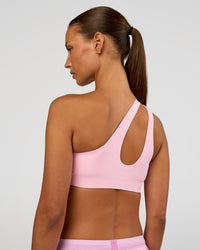 Woman wearing Bend & FLX Plunge Sports Bra - Marshmallow | Model:Brylee | Size:XS