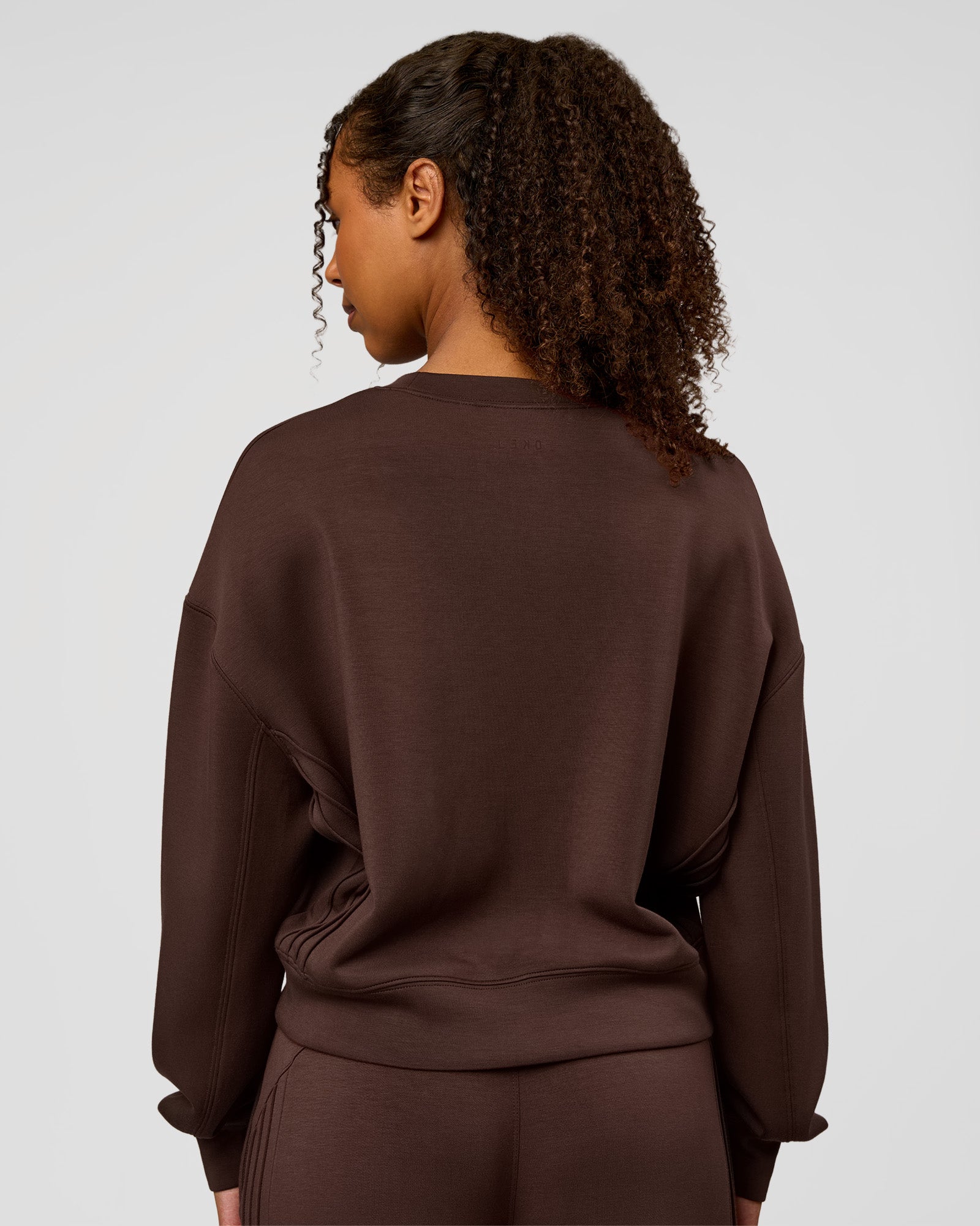 CF Elevate SoftTouch Pintuck Sweater - Hot Chocolate | LSKD