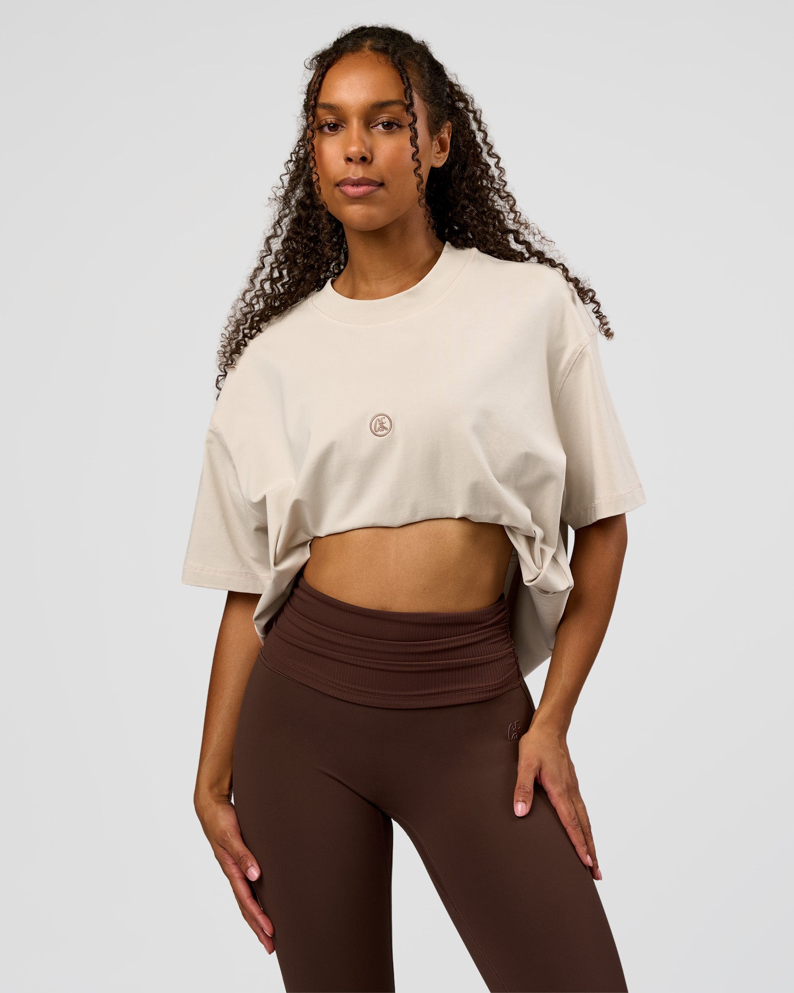 CF Unisex Oversized Heavyweight FLXCotton Tee - Clay-CF X LSKD
