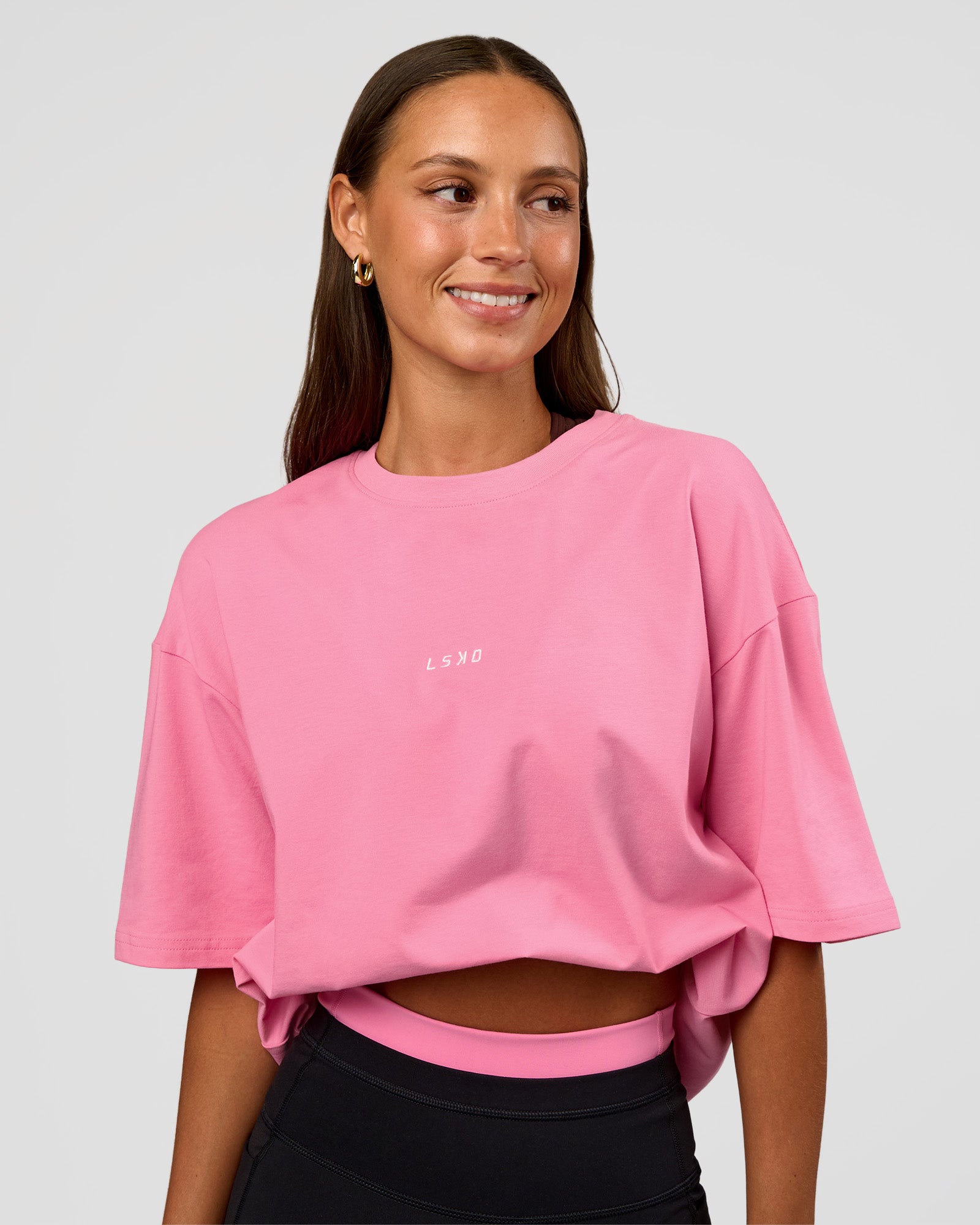 CFT BNE 26 FLXCotton Oversized Tee - Candy Pink | LSKD