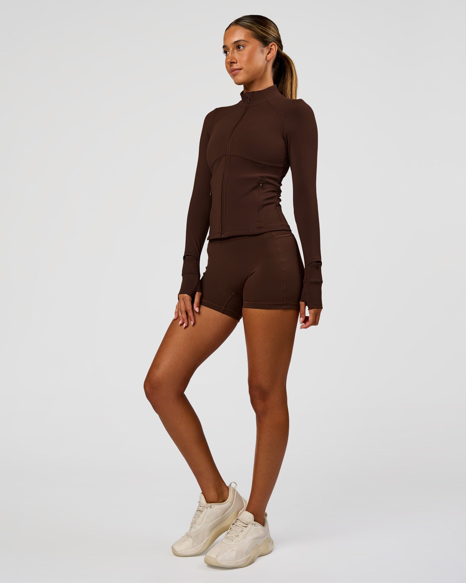 Fusion Active Jacket - Hot Chocolate | LSKD
