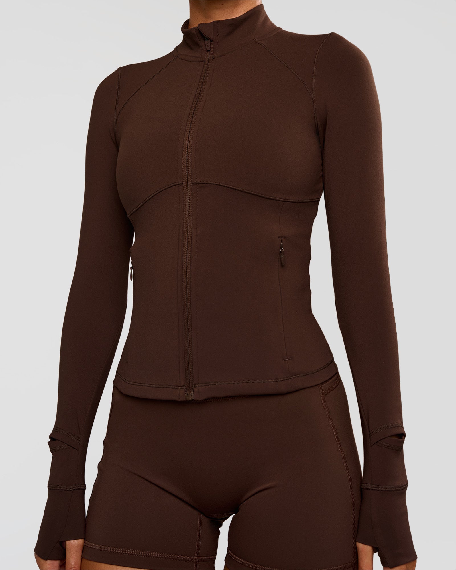 Fusion Active Jacket - Hot Chocolate | LSKD